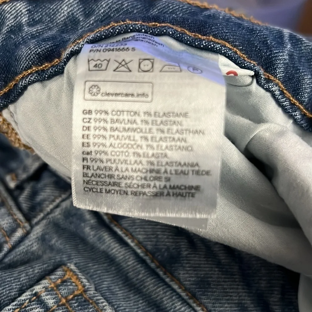 H & M Women’s Capris Denim Jeans size 18